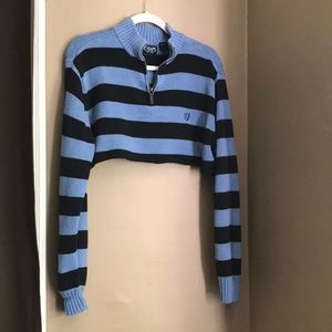 Cropped Chaps Sweater